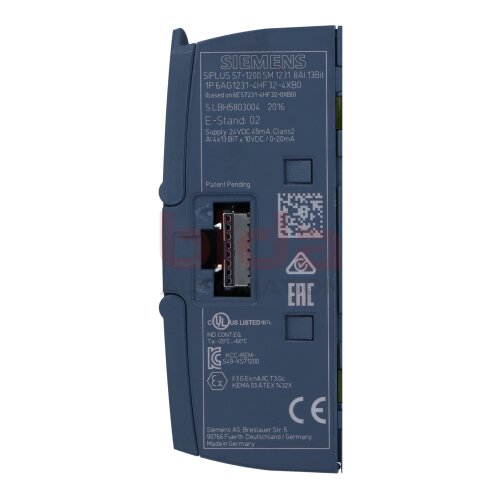Siemens 6AG1231-4HF32-4XB0 (6AG1 231-4HF32-4XB0) SIPLUS S7-1200 Analog Module Analogeingabe