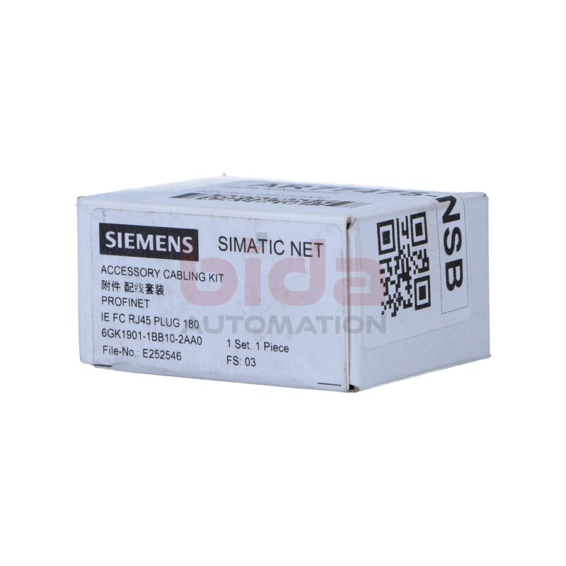 Siemens 6GK1901-1BB10-2AA0 (6GK1 901-1BB10-2AA0) Industrial Ethernet FastConnect RJ45 Plug 180 2x 2, RJ45 Steckverbinder (10/100 Mbit/s)