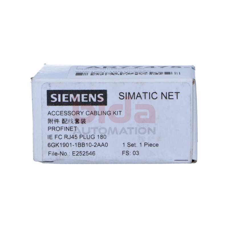 Siemens 6GK1901-1BB10-2AA0 (6GK1 901-1BB10-2AA0) Industrial Ethernet FastConnect RJ45 Plug 180 2x 2, RJ45 Steckverbinder (10/100 Mbit/s)