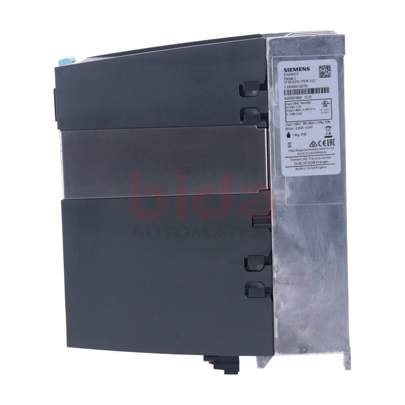 Siemens 6SL3210-1PE16-1UL1 (6SL3 210-1PE16-1UL1) Sinamics PM240-2 Power Module