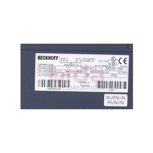 BECKHOFF AX2003-AS (S60301-520) Servoverstärker...
