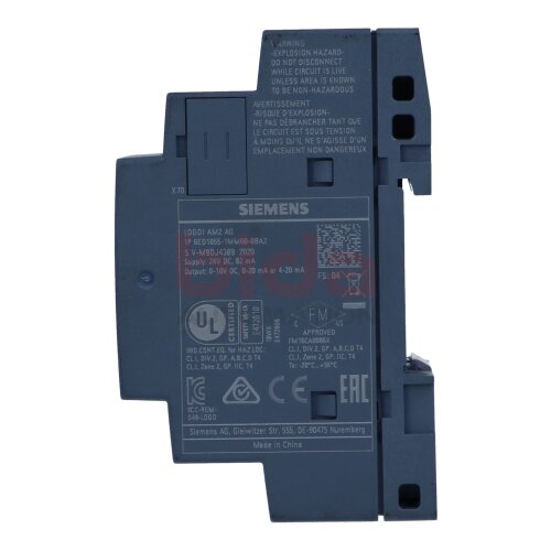 Siemens 6ED1055-1MM00-0BA2 / 6ED1 055-1MM00-0BA2 LOGO! AM2 AQ Erweiterungsmodul / Extension module, DC 24V