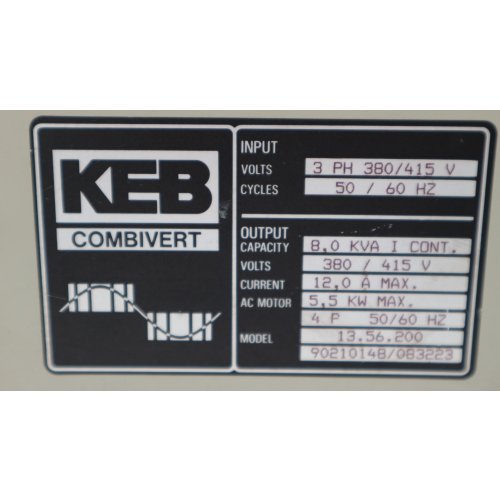 KEB Combivert 13.56.200 Frequenzumrichter 8,0KVA frequency converter