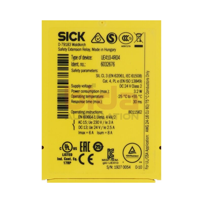 Sick UE410-4R04 (6032676) Sicherheitssteuerungen / safety controls 24V
