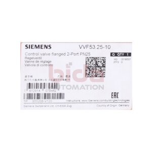 Siemens S55208-V120 Durchgangsventil / globe valve...