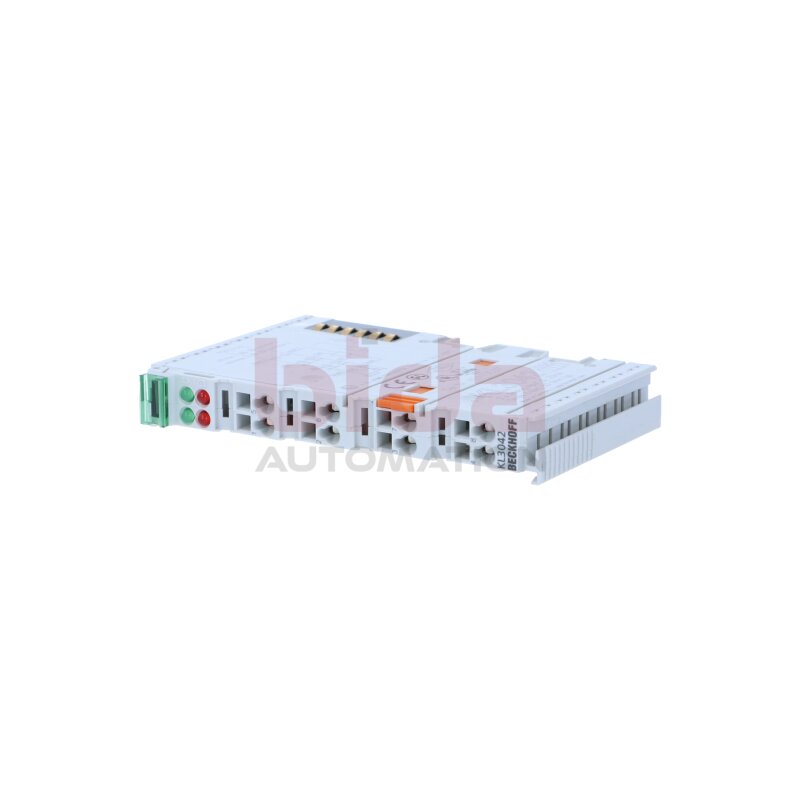 BECKHOFF KL3042  Busklemme, 2-Kanal-Analog-Eingang, Strom, 0&hellip;20 mA, 12 Bit, single-ended /  Bus Terminal, 2-channel analogue input, current, 0...20 mA, 12 bit, single-ended