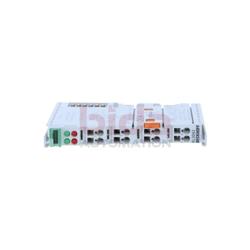 BECKHOFF KL3042  Busklemme, 2-Kanal-Analog-Eingang, Strom, 0&hellip;20 mA, 12 Bit, single-ended /  Bus Terminal, 2-channel analogue input, current, 0...20 mA, 12 bit, single-ended