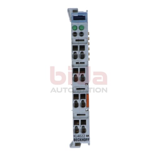 BECKHOFF KL4022 Busklemme, 2-Kanal-Analog-Ausgang, Strom, 4&hellip;20 mA, 12 Bit, single-ended, Bus Terminal, 2-channel analogue output, current, 4...20 mA, 12 bit, single-ended