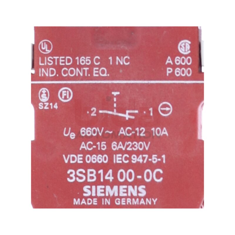 Siemens 3SB14 00-0C Schaltelement Switching Element