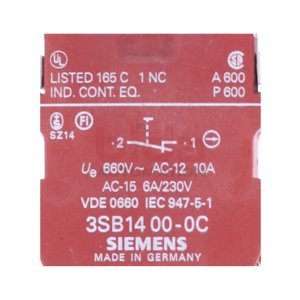 Siemens 3SB14 00-0C Schaltelement Switching Element
