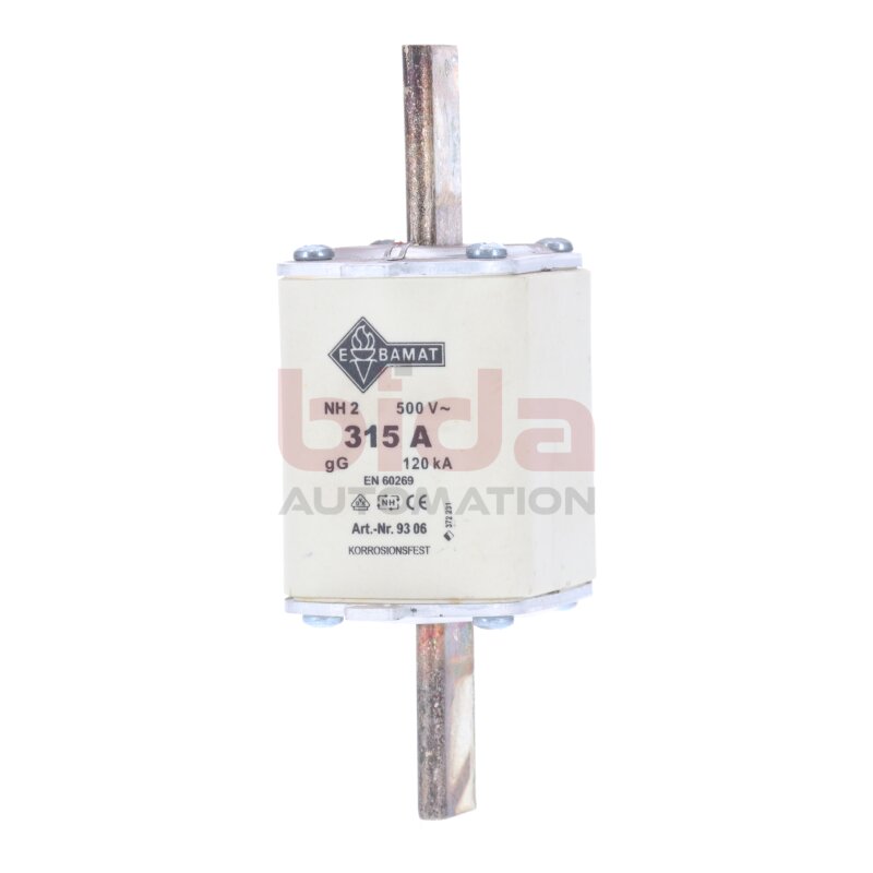 Ebamat NH2 315A 500V 9306 Sicherung Fuse