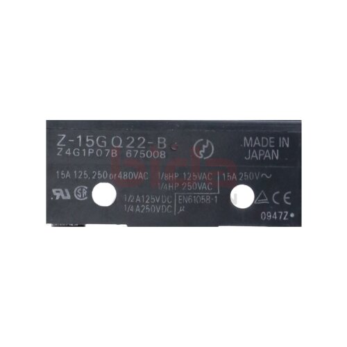 Omron Z-15GQ22-B Mikroschalter Microswitch
