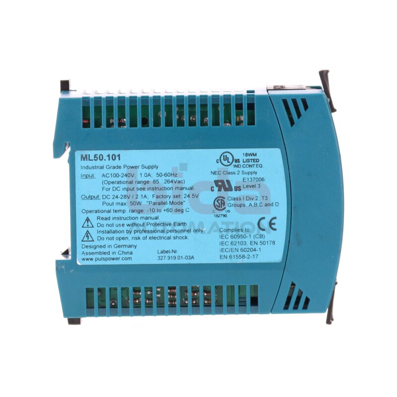 Puls ML50.101 Schienen Netzteil Rail Power Supply 100-240V