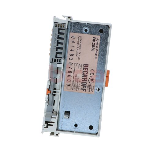 BECKHOFF BK2020 Lightbus-Buskoppler / Lightbus coppler 24V DC