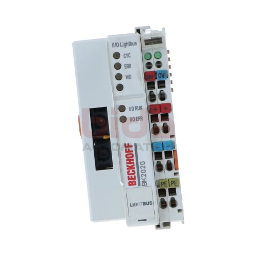 BECKHOFF BK2020 Lightbus-Buskoppler / Lightbus coppler 24V DC