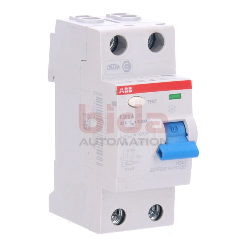 ABB F202 A Fehlstromschutzschalter / residual current device