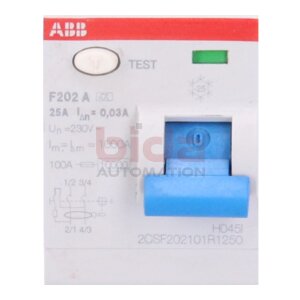 ABB F202 A Fehlstromschutzschalter / residual current device