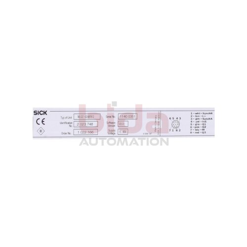 Sick MLG1-0290F821 (2023748) Messende Automatisirungs-Lichtgitter Measuring automated light grids