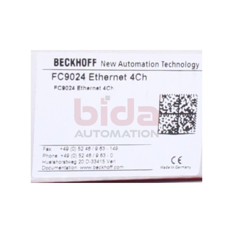 BECKHOFF FC9024 Gigabit-Ethernet-Einsteckkarte Gigabit Ethernet plug-in card