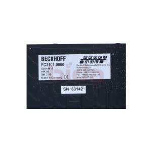 BECKHOFF FC3101-0000 PROFIBUS-Master/Slave-Einsteckkarte...