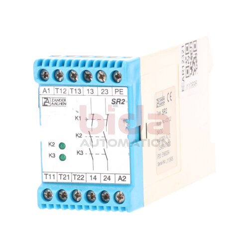 Zander Aachen SR2 472132 Sicherheits Not Aus Relais Safety Emergency Sutdown Relay 24V DC