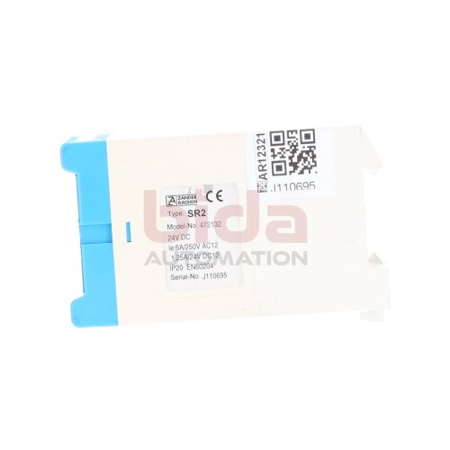 Zander Aachen SR2 472132 Sicherheits Not Aus Relais Safety Emergency Sutdown Relay 24V DC