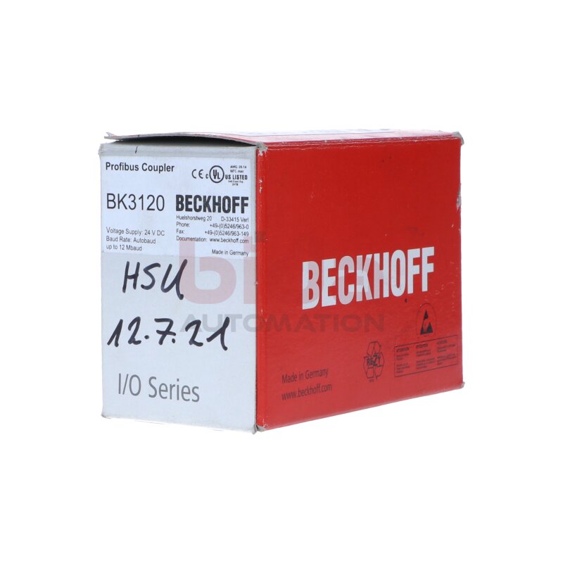 BECKHOFF BK3120 PROFIBUS-Economy-plus-Buskoppler