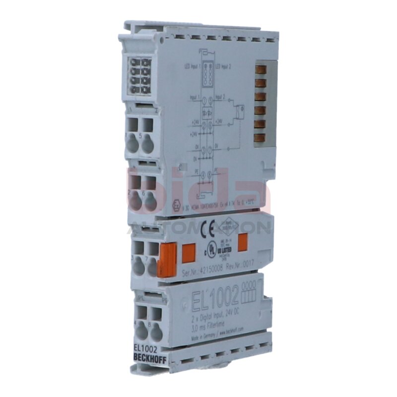 BECKHOFF EL1002 2-Kanal-Digital-Eingangsklemme 2-channel digital input terminal
