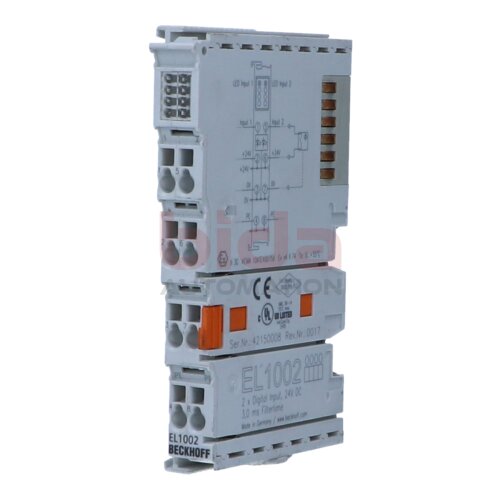 BECKHOFF EL1002 2-Kanal-Digital-Eingangsklemme 2-channel digital input terminal