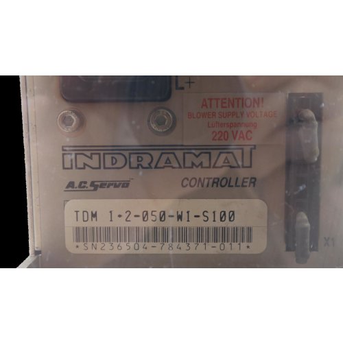 Indramat TDM 1.2-50-300-W1/SO100 AC Servo Controller TDM 1.2-50-300-W1