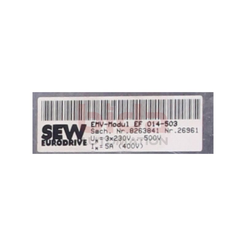 SEW EMV-Modul  EF 014-503 (8263841) 3x230V...500V / 5A