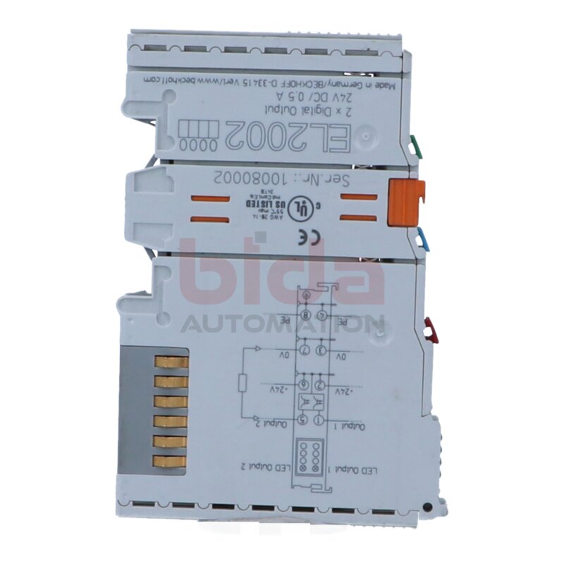 Beckhoff EL2002 Digitale Ausgangsklemme EtherCAT Digital output terminal