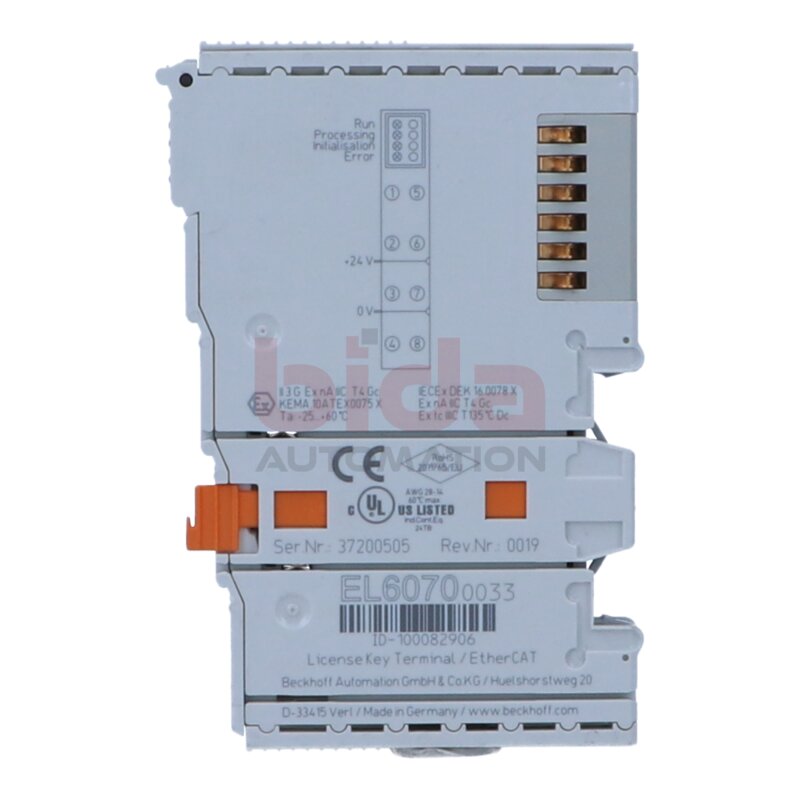Beckhoff EL6070 EtherCAT-Klemme EtherCAT Terminal