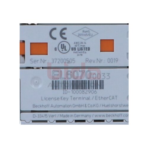 Beckhoff EL6070 EtherCAT-Klemme EtherCAT Terminal