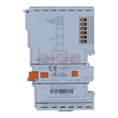 Beckhoff EL6070 EtherCAT-Klemme EtherCAT Terminal