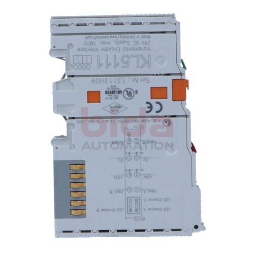 BECKHOFF KL5111 Busklemme, 1-Kanal-Encoder-Interface, inkremental Bus Terminal, 1-channel encoder interface, incremental