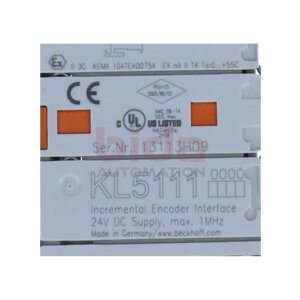 BECKHOFF KL5111 Busklemme, 1-Kanal-Encoder-Interface,...