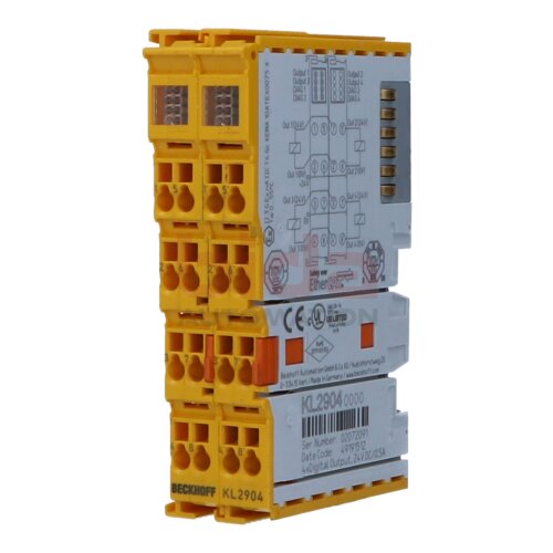BECKHOFF KL2904 Busklemme, 4-Kanal-Digital-Ausgang,TwinSAFE Bus terminal, 4-channel digital output