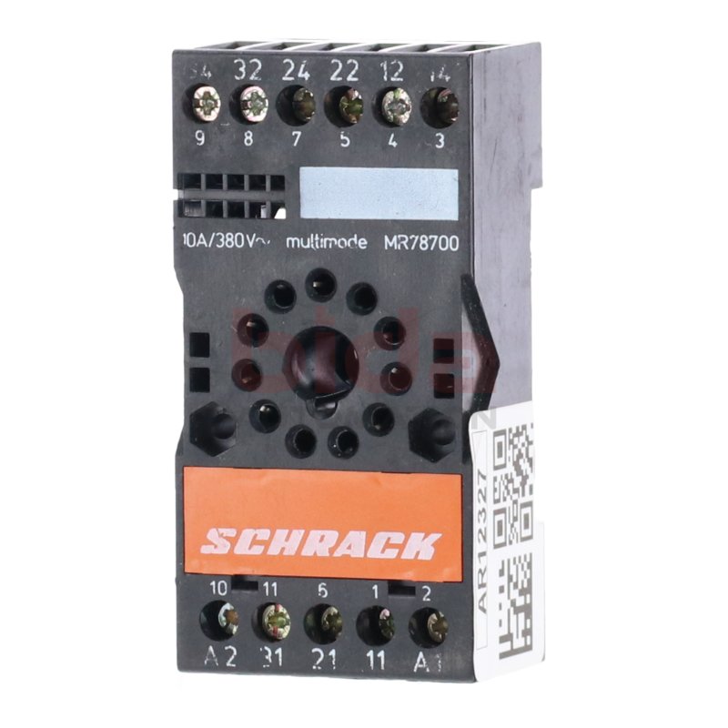 Schrack MR78700 Schraubfassung 11-polig f&uuml;r Relais 11-pin screw socket for relays 10A 380V