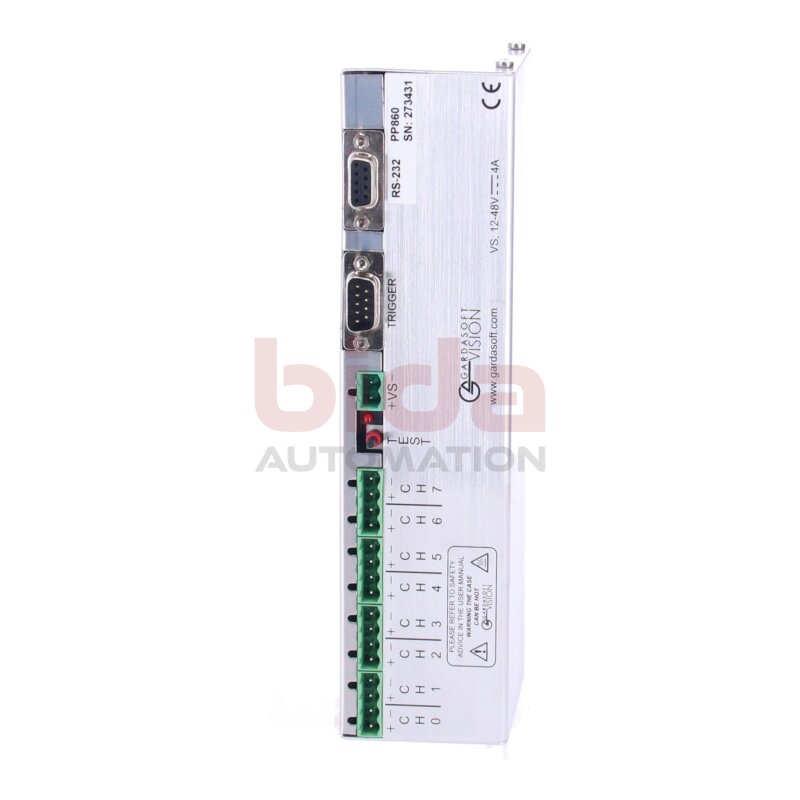 GARDASOFT RS-232 PP860 LED-Beleuchtungssteuerung f&uuml;r die industrielle BildverarbeitungLED Lighting Controller for Machine Vision