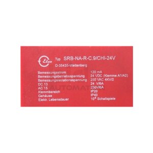 Elan SRB-N-R-C.9/CHI-24V Sicherheitsrelais / Safety relay