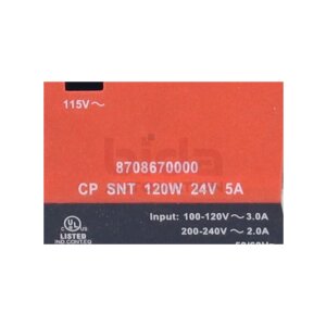 Weidmüller CP SNT 120W 24V 5A (8708670000)...