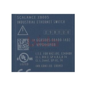 Siemens 6GK5005-0BA00-1AB2 SCALANCE XB005 Unverwalteter...