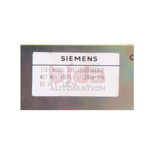 Siemens 6FC3984-3RA / 6FC3 984-3RA SINUMERIK  EIN-/AUSGABEMODUL / INPUT/OUTPUT MODULE  24 V DC