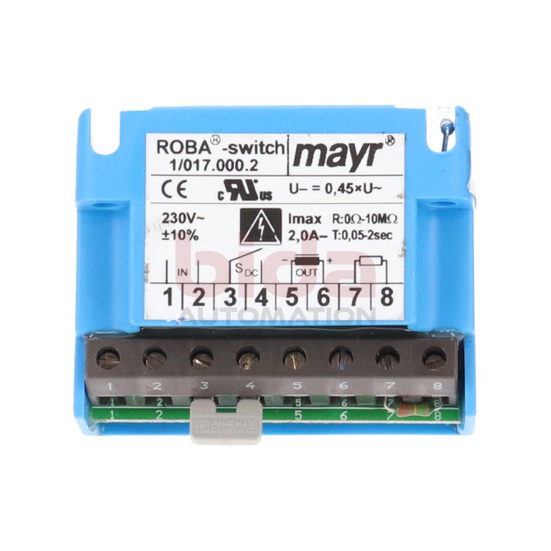 Mayr Roba-Switch 1/017.000.2 Multiswitch 230V 2,0A