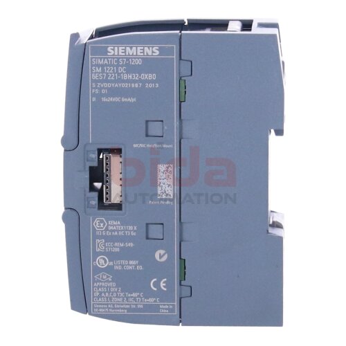 Siemens 6ES7221-1BH32-0XB0 SIMATIC S7-1200, Digitaleingabe SM 1221 Digital input