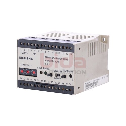 Siemens 6RA8222-8LA0 / 6RA8 222-8LA0 Frequenz-&Uuml;berwachung Frequency monitoring