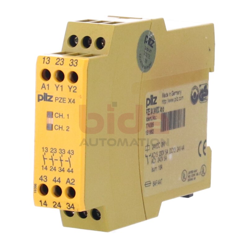 Pilz PZEX4 / PZE X4 (774585) Sicherheitsrelais Safety relay