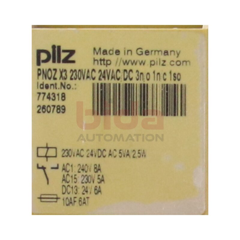 Pilz PNOZ X3 (774318) Sicherheitsrelais Safety Relay