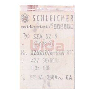 SCHLEICHER SZA52-S Sicherheitsrelais / Safety relay /...